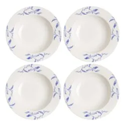 Scandi Living Havspil-lautanen, Syvä, 23 Cm 4-pack