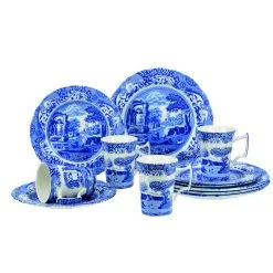 Spode Blue Italian 12-osainen Setti