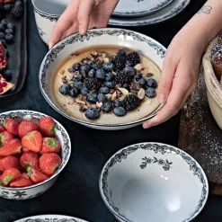 Rörstrand Ostindia Svart -lautanen, Syvä -Umage Kauppa 38009 01 03 65f1e6e284