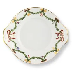 Royal Copenhagen Star Fluted Christmas -lautanen
