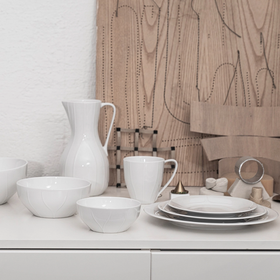 Rörstrand Pli Blanc -lautanen 21 Cm 3 Rörstrand Pli Blanc -lautanen 21 Cm - Image 3