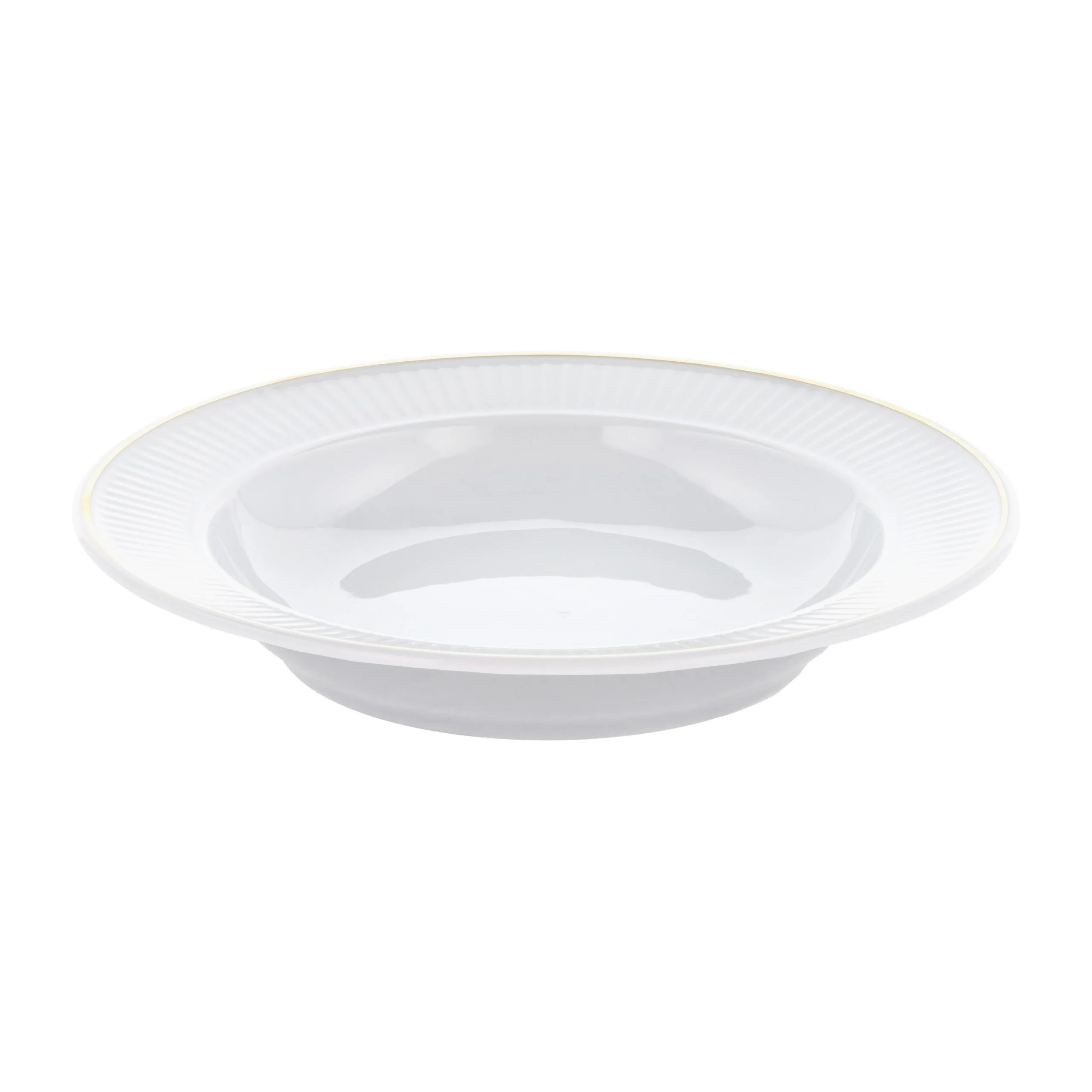 Pillivuyt Plissé Syvä Lautanen Kultareunuksella Ø 22 Cm 1 Pillivuyt Plissé Syvä Lautanen Kultareunuksella Ø 22 Cm