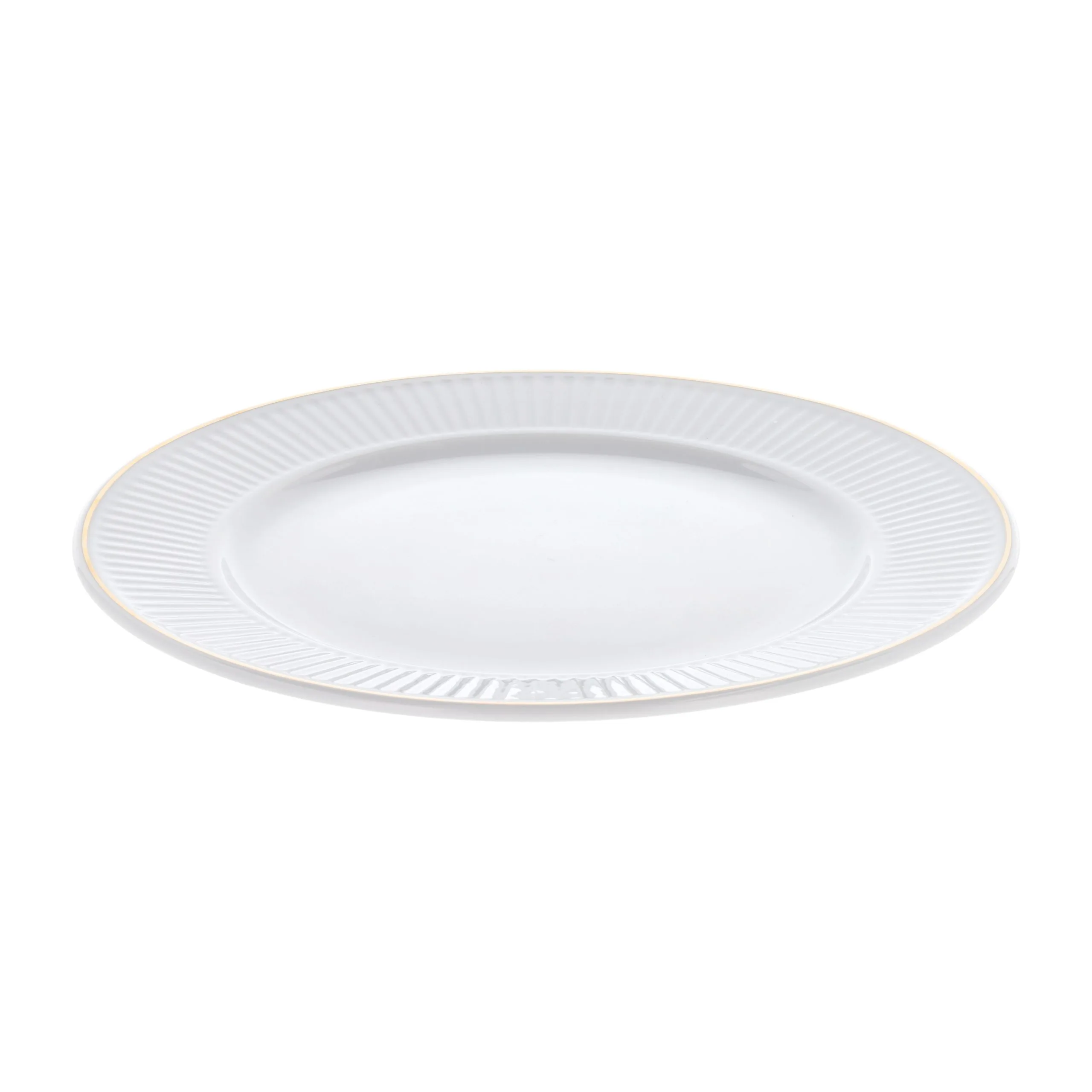 Pillivuyt Plissé Lautanen Kultareunuksella Ø 28 Cm 2 Pillivuyt Plissé Lautanen Kultareunuksella Ø 28 Cm - Image 2