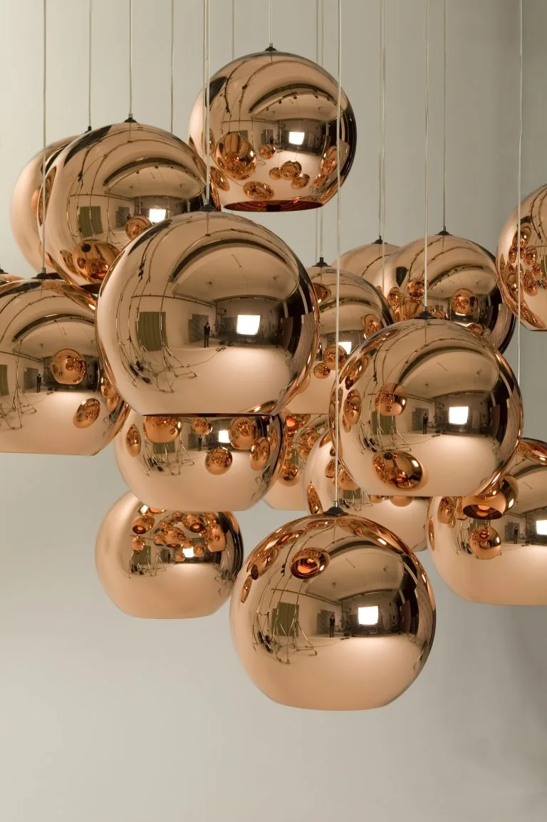 Tom Dixon Copper Wide -riippuvalaisin LED 50 Cm 4 Tom Dixon Copper Wide -riippuvalaisin LED 50 Cm - Image 4
